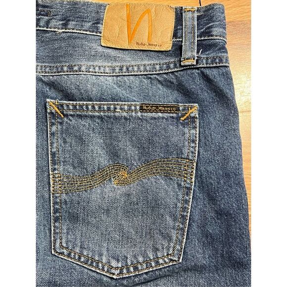 Nudie Jeans Co Steady Eddie II Heavy Rain Button Fly Jeans - Picture 3 of 8